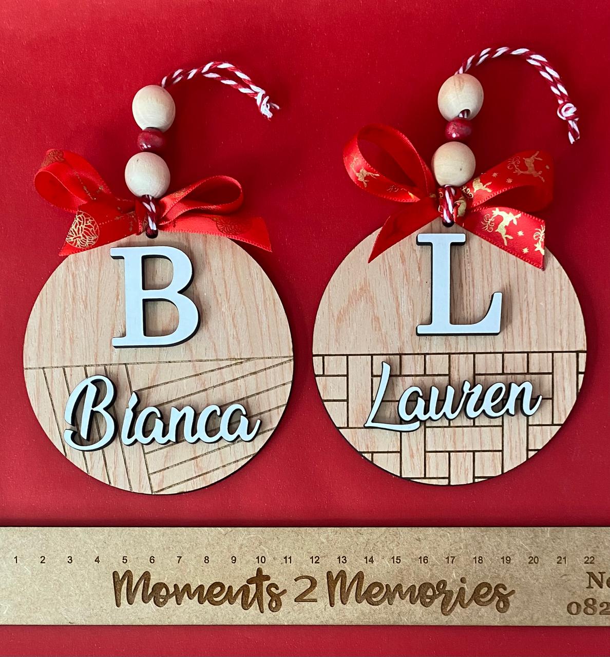 shiplap customized bauble shiplap customized bauble
