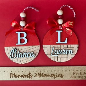 shiplap customized bauble